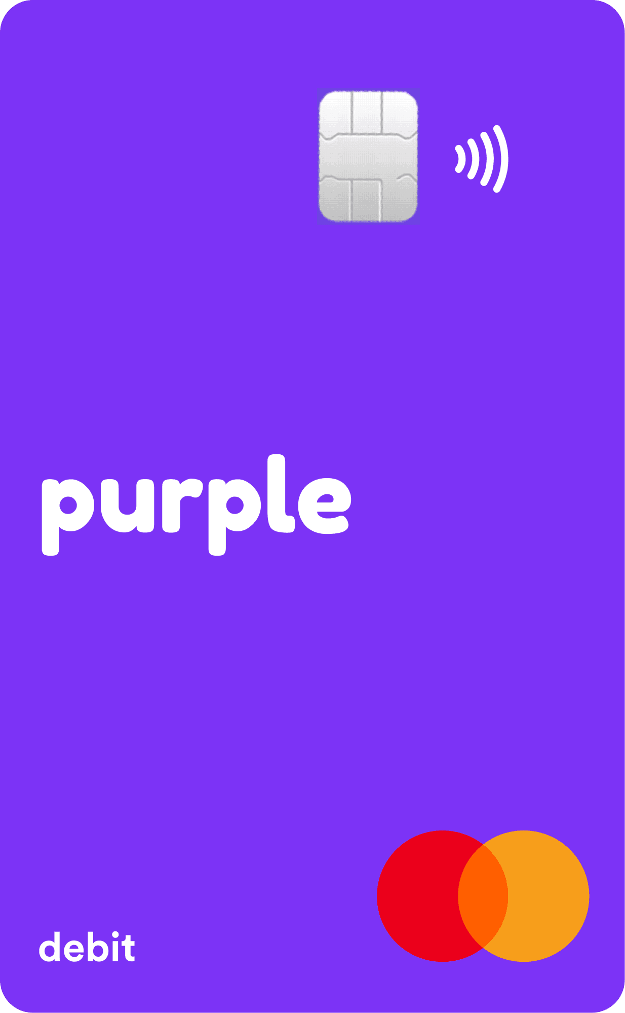Purple Debit Card