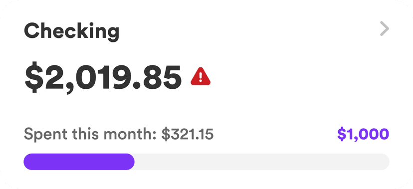 Stay under the $2,000 limit - 1